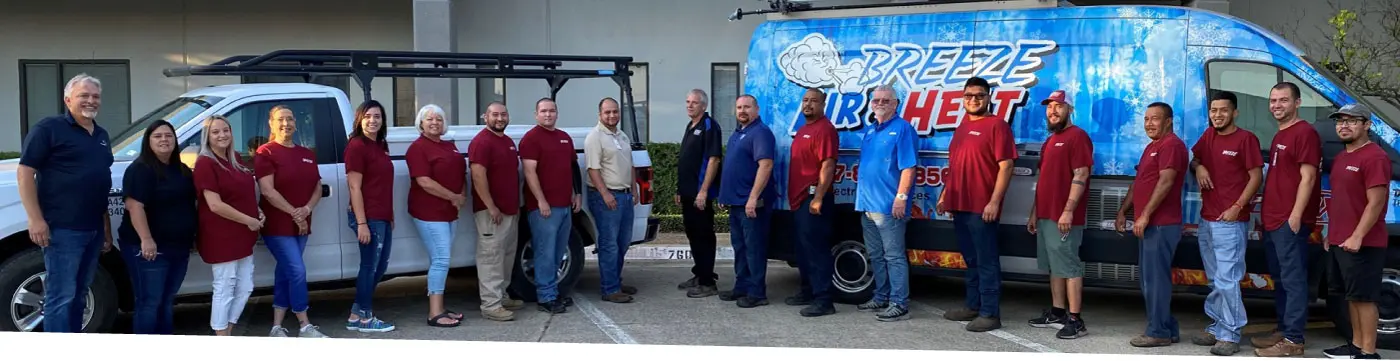 The Breeze Air, Heat & Electrical Services team is ready to help you!